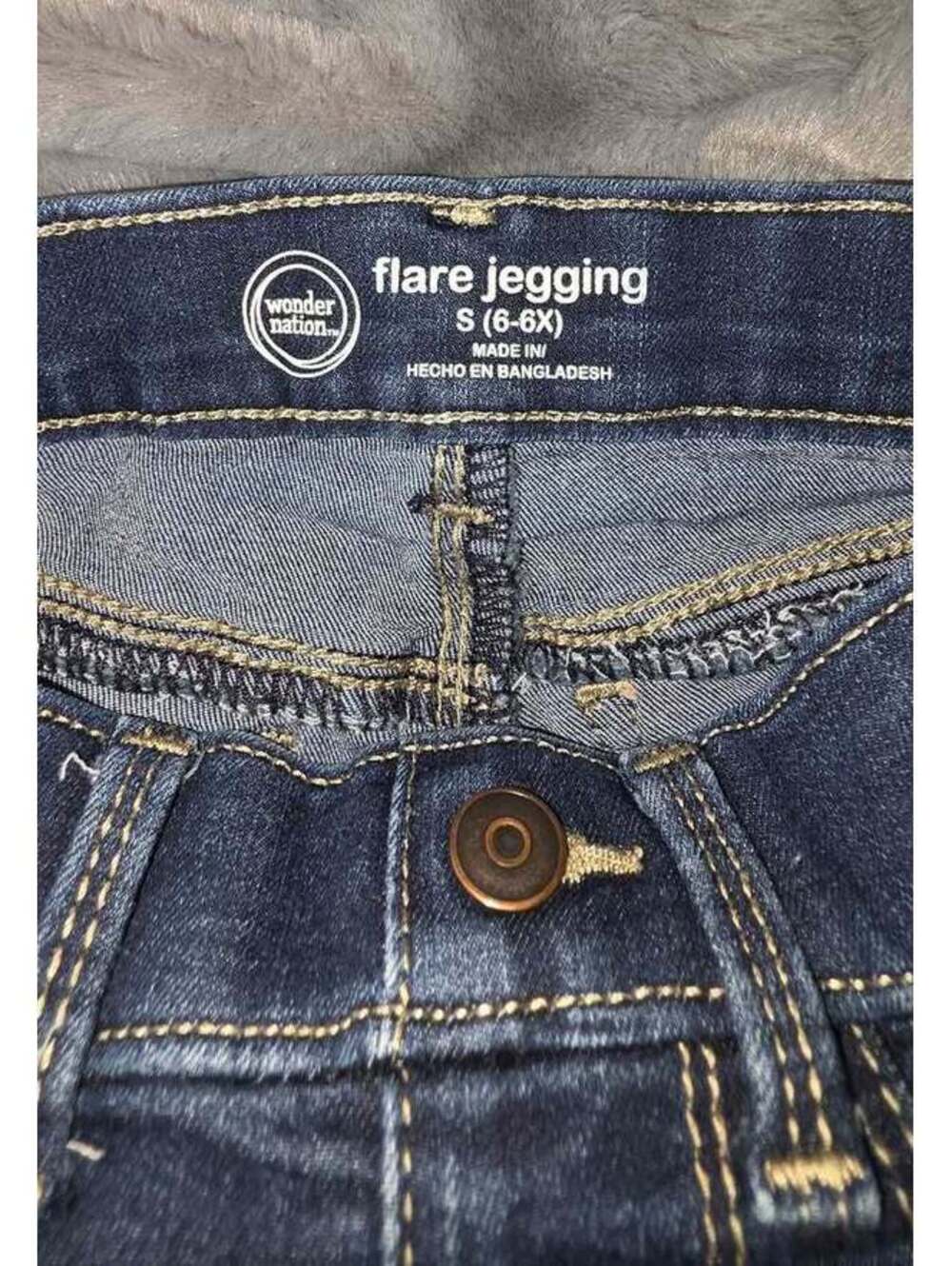 Wonder Nation Girls Flare Jeggings Size S (6-6X)